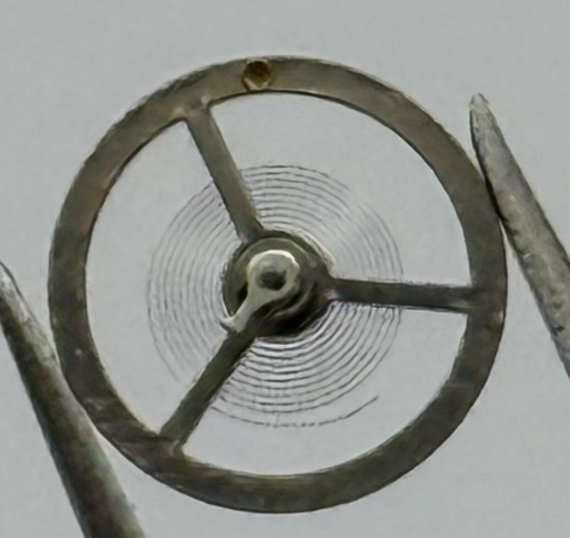 BFG 34 Balance Wheel Complete And Spring 58 Watch Movement Parts NOS