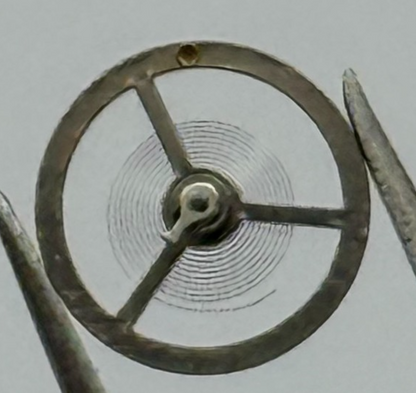 BFG 34 Balance Wheel Complete And Spring 58 Watch Movement Parts NOS