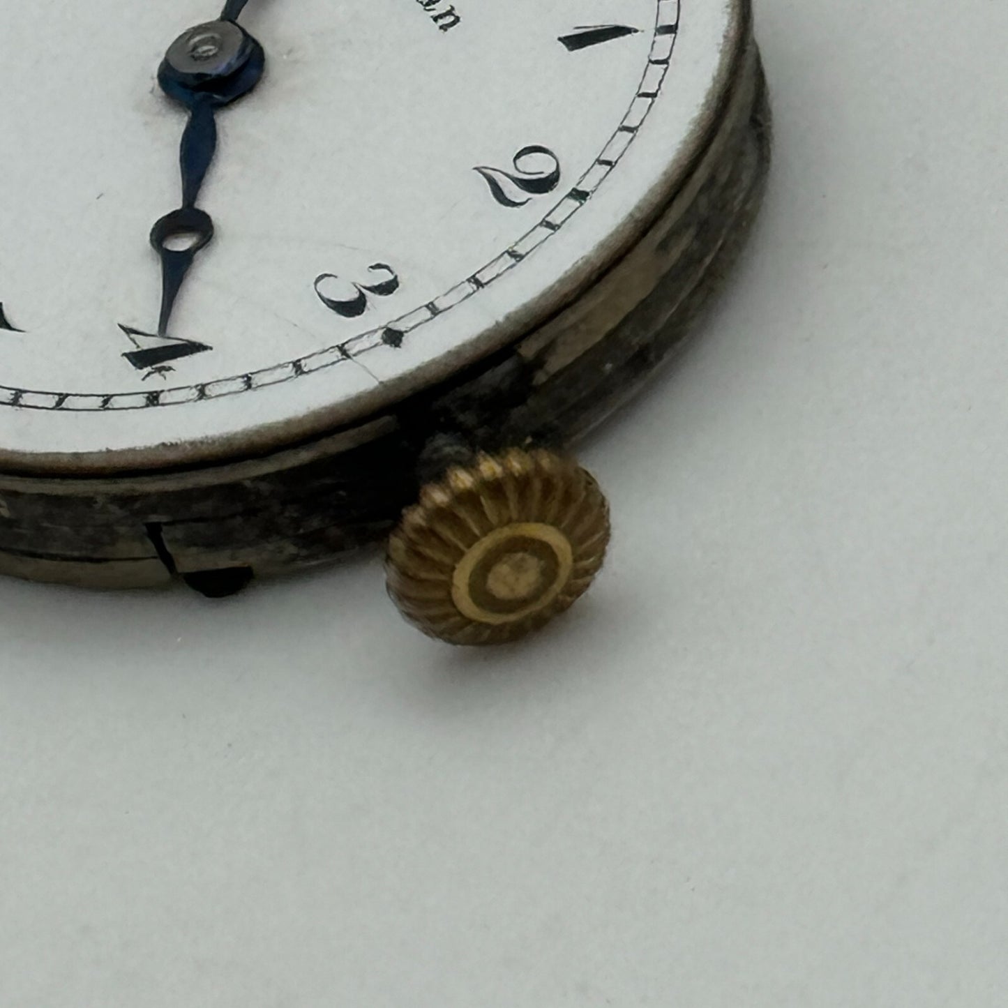 22mm Trojan 9 3/4 Swiss 15 Jewels Trench Watch Movement Manual Wind PARTS SPARES