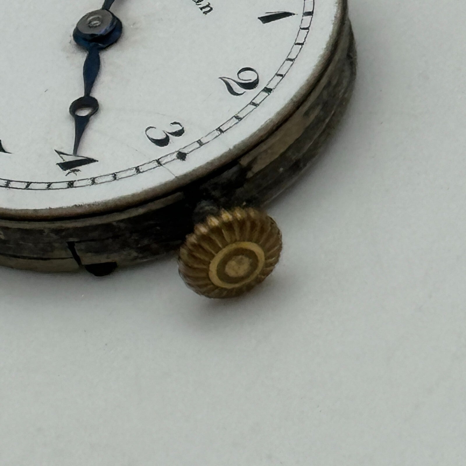 22mm Trojan 9 3/4 Swiss 15 Jewels Trench Watch Movement Manual Wind PARTS SPARES