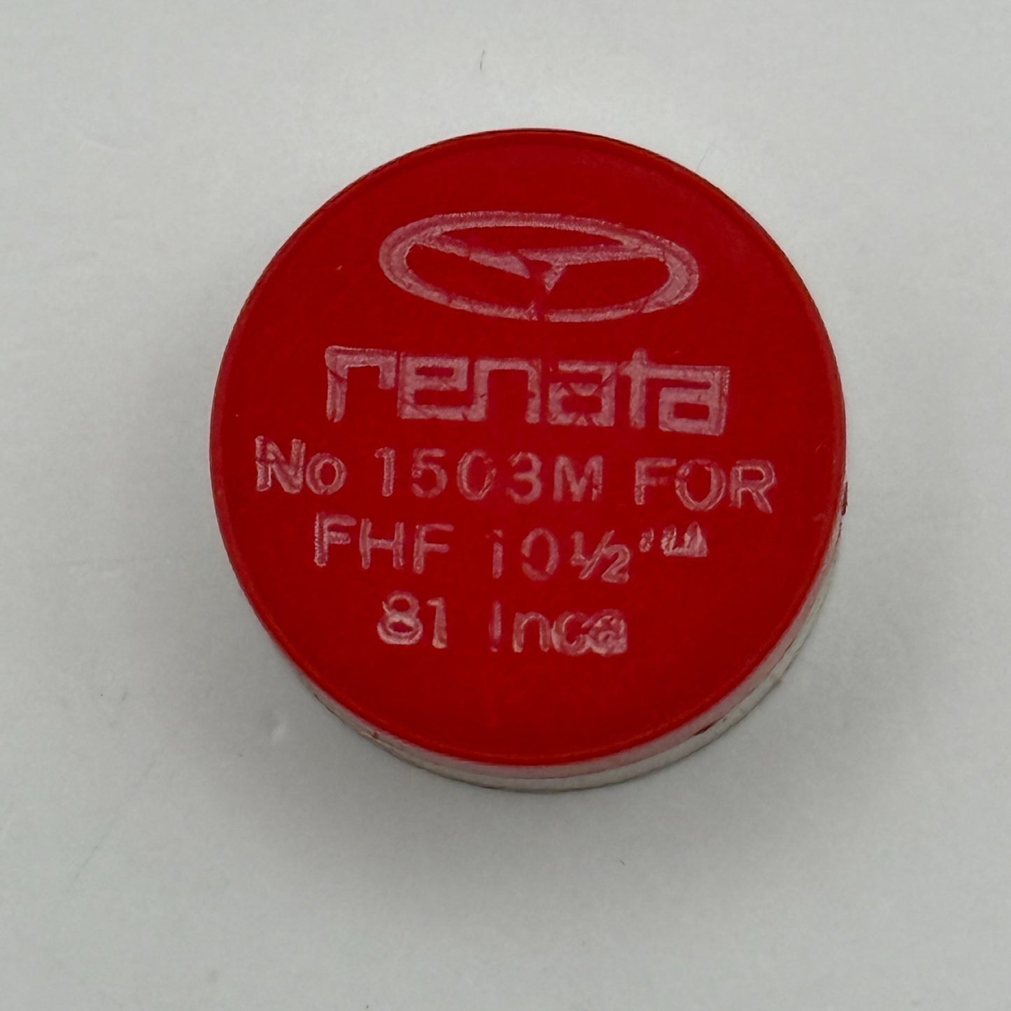 FHF 81 Balance Wheel Complete And Spring 10 1/2’’’ 1503 M Watch Movement Parts