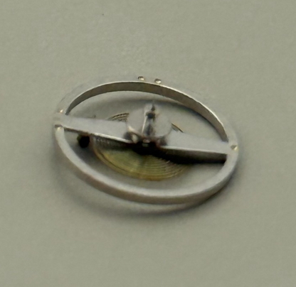 Oris 451 454 Balance Wheel Complete And Spring  333 M Watch Movement Parts NOS