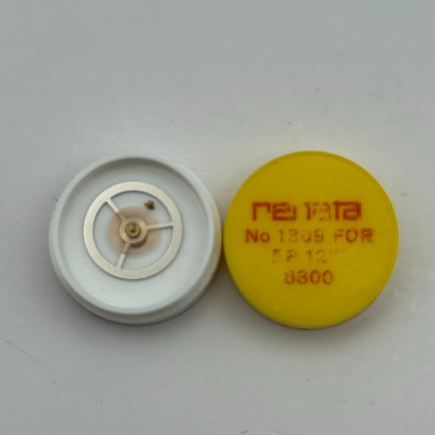 EB 8800 Balance Wheel Complete And Spring 12’’’ 1309 Watch Movement Parts NOS