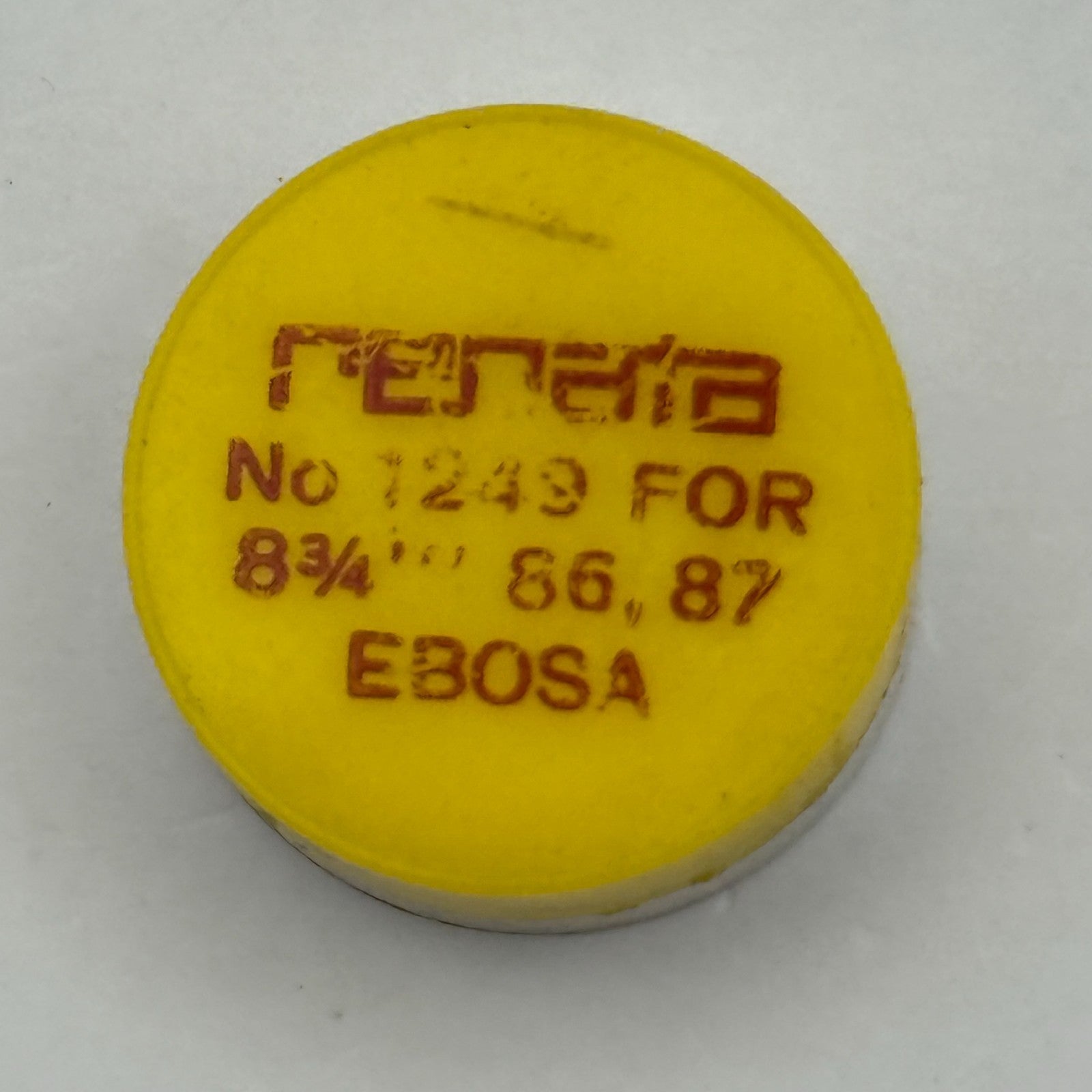 Ebosa 86 87 Balance Wheel Complete And Spring 8¾’’’ 1249 Watch Movement Parts 