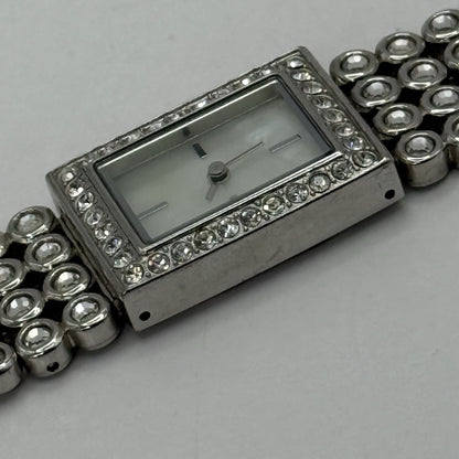 20mm Working Ladies Accessories New Look Silver Tone Jewelled M.O.P Quartz Watch