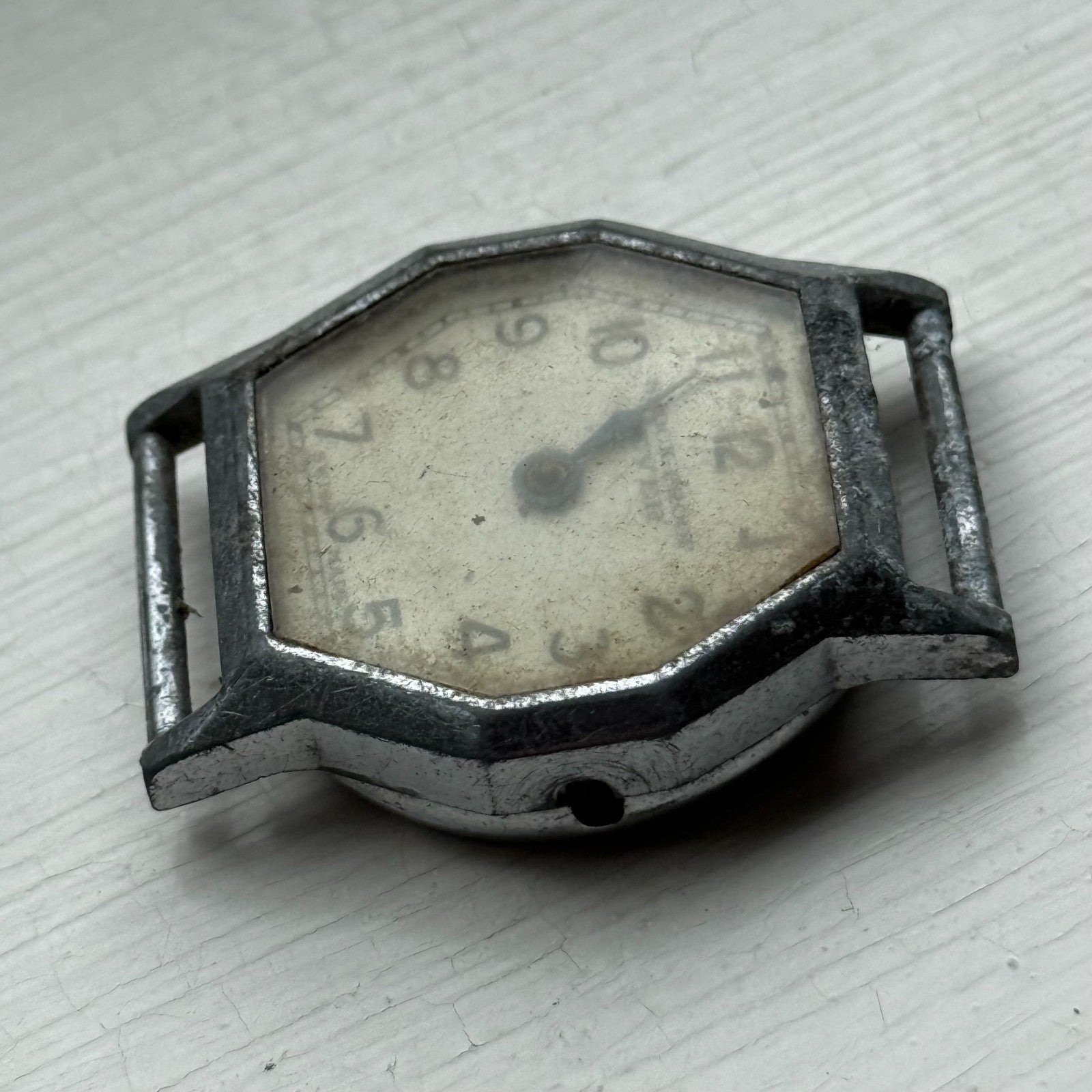 31mm Men's Vintage Shock Proof  Ever Swiss Made Manual Wind Watch PARTS REPAIR