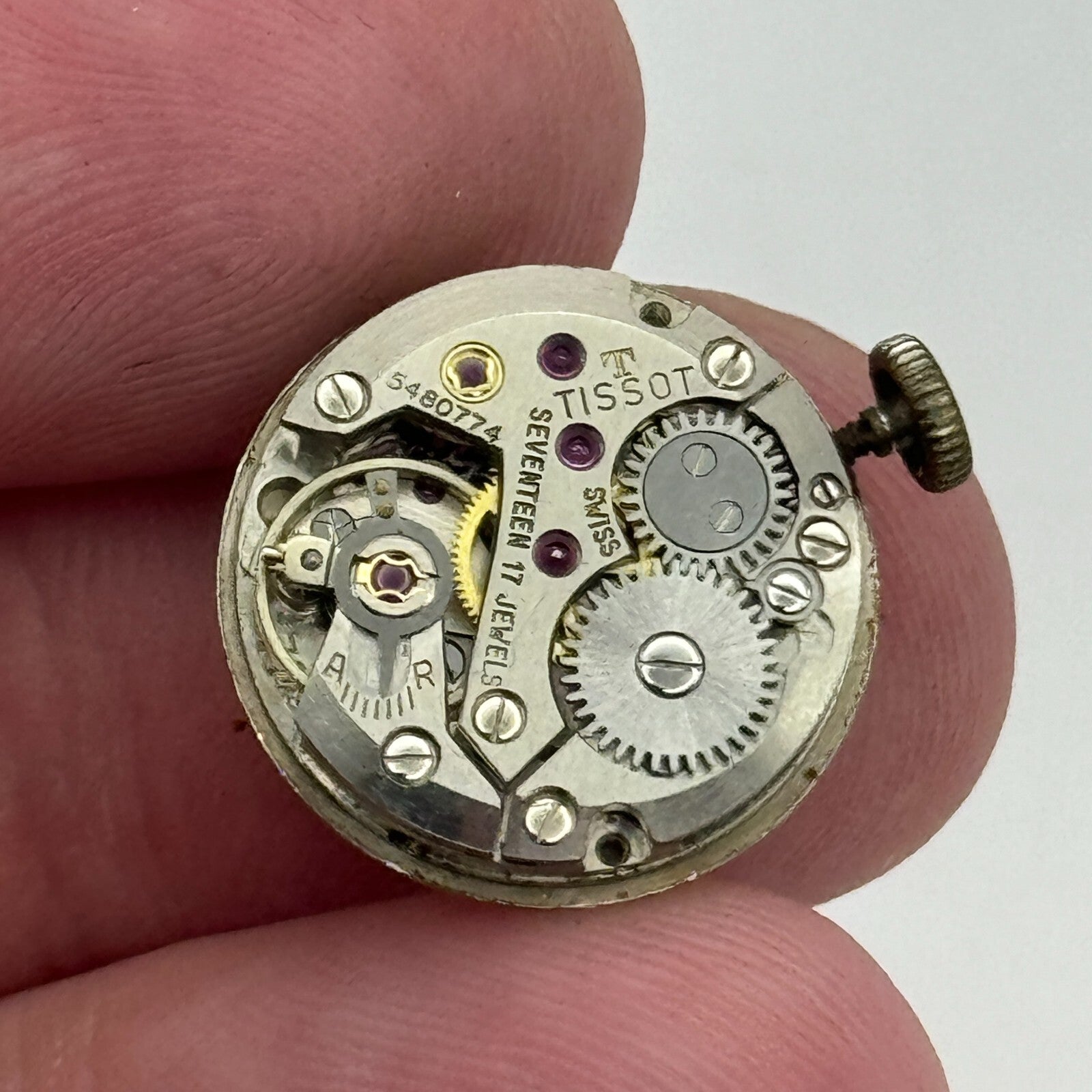 15.5mm Ladies Tissot 709 Manual Wind Watch Movement Swiss Vintage PARTS SPARES