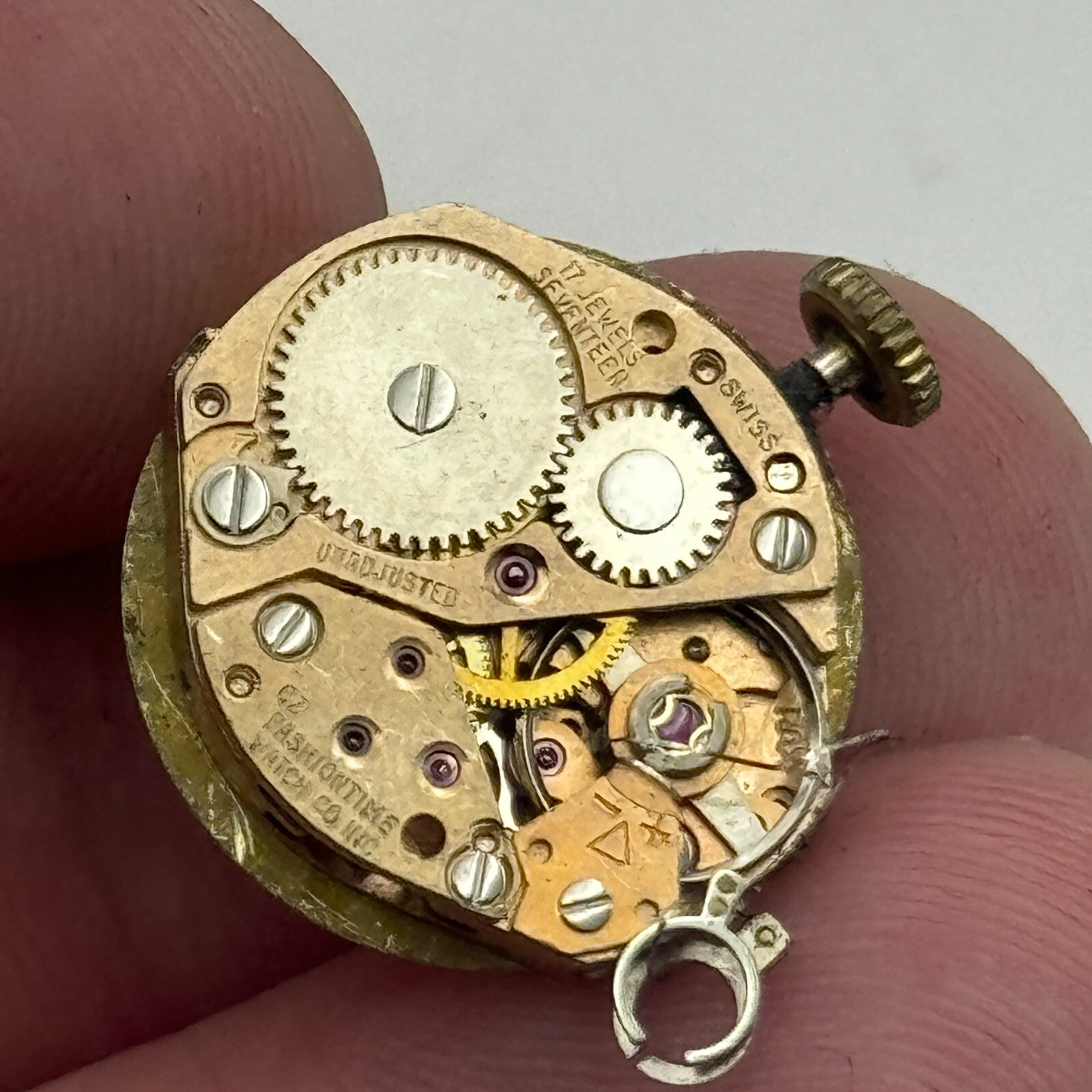 15.1mm Ladies Delma RAX Ronda 6061-21 Manual Wind Swiss Watch Movement PARTS