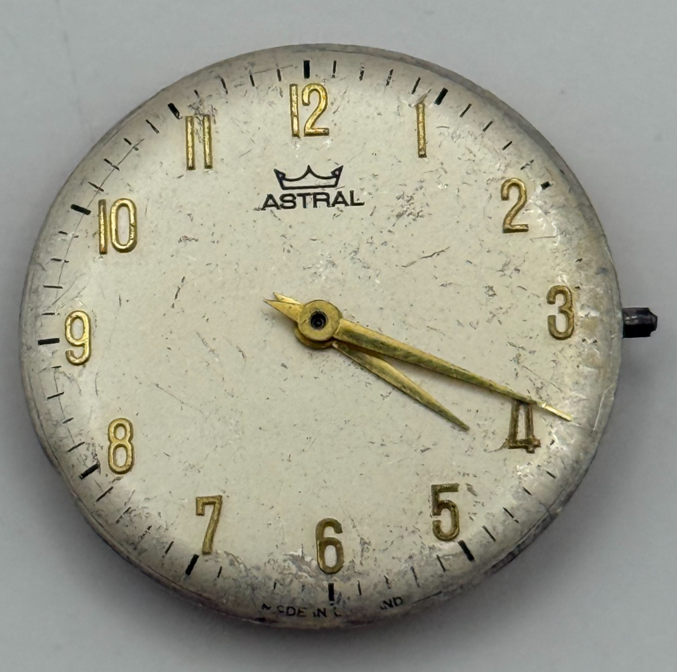 Smiths Astral 66 60466E Men's Watch Movement Manual Wind Vintage Parts Repair