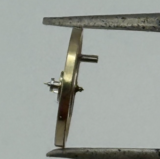 ST 69 Balance Wheel Complete And Spring Kif Inca 1138 Watch Movement Parts NOS