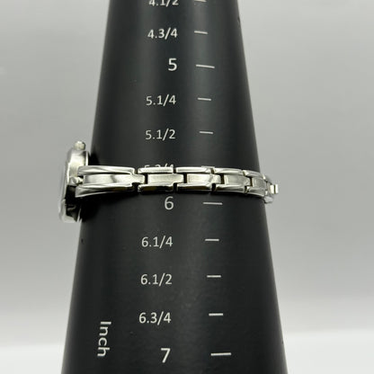 Working Accurist Ladies Purple Dial Silver Tone 19mm Quartz Watch LB327 Japan