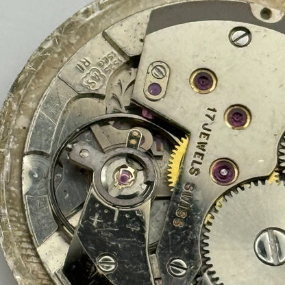 Summit AS 1525 1526 Watch Movement Running Manual Wind Vintage Parts 25.8mm