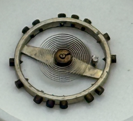 FEF 370 371 Balance Wheel Complete And Spring 176 Watch Movement Parts NOS