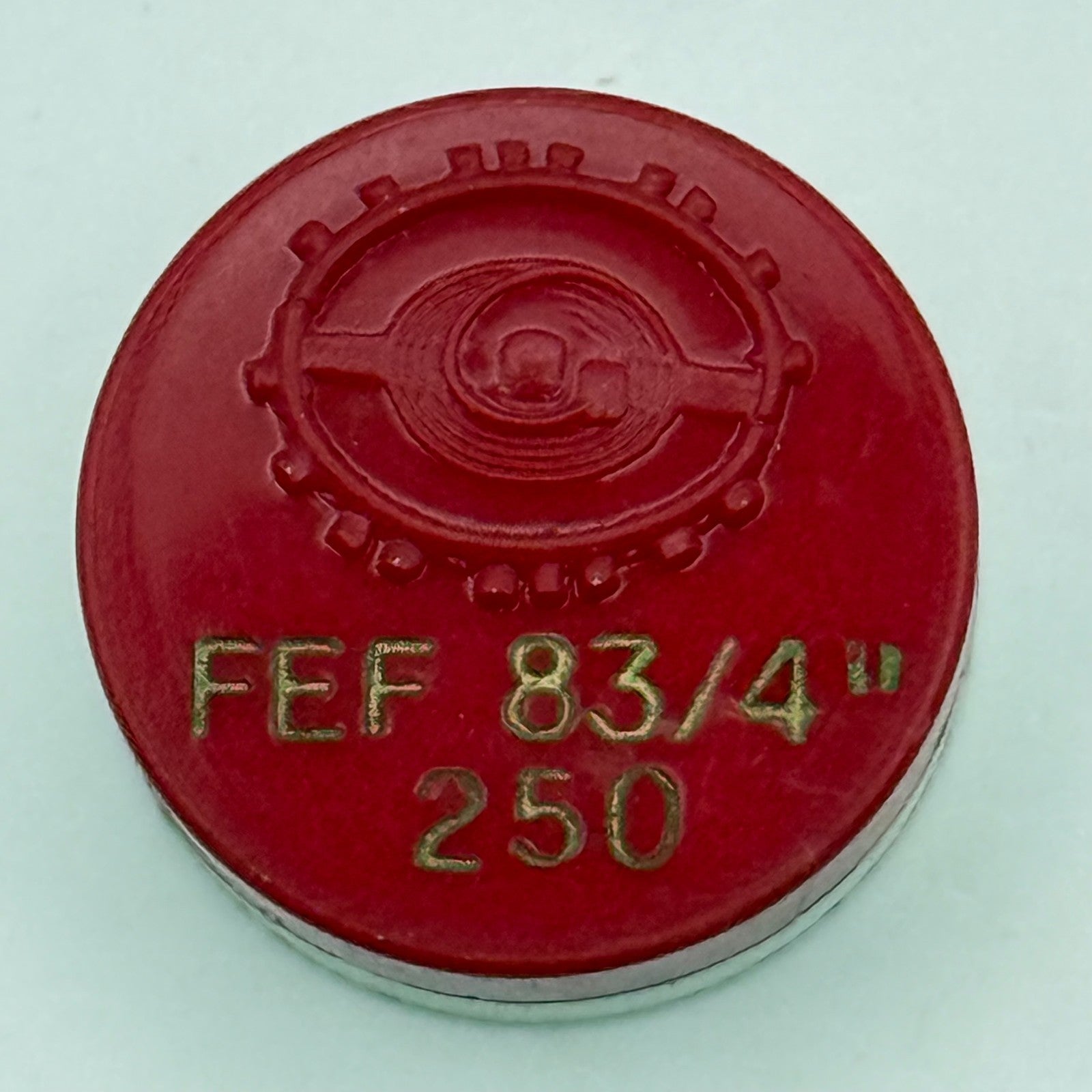 FEF 250 Balance Wheel Complete And Spring 8 3/4''' Watch Movement Parts NOS 