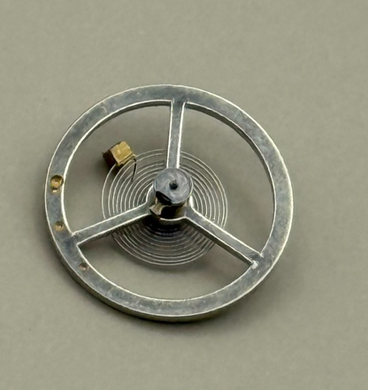 Brac 300 301 Balance Wheel Complete And Spring 1604 Watch Movement Parts NOS