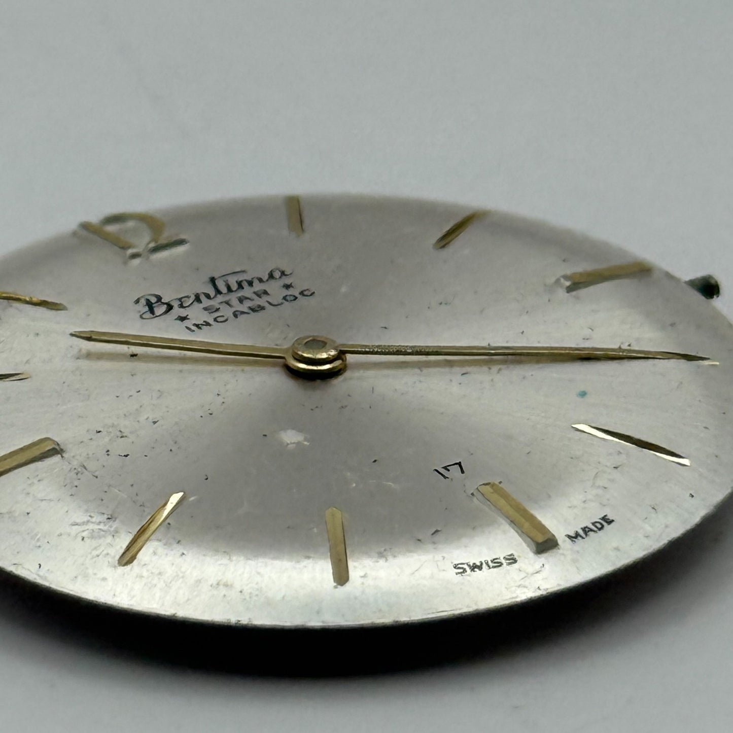 AS 1525 1526 Watch Movement Bentima Manual Wind Vintage Parts Repair 23.6mm