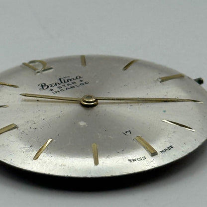 AS 1525 1526 Watch Movement Bentima Manual Wind Vintage Parts Repair 23.6mm