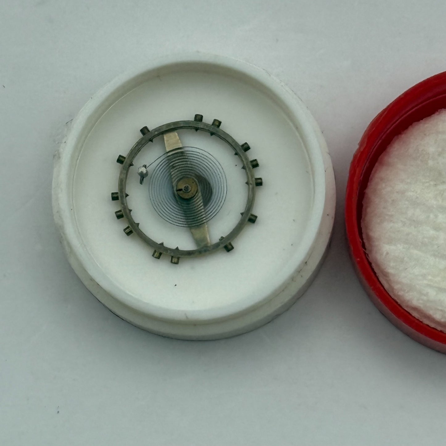 FHF 67, 675 Balance Wheel Complete And Spring Inca 1469 M Watch Movement Parts 