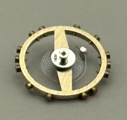 FEF 370 371 Balance Wheel Complete And Spring  176 Watch Movement Parts NOS