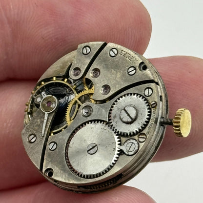 25.3mm Men's Syren Quality Trench Watch Movement Swiss Vintage 15 Jewels PARTS