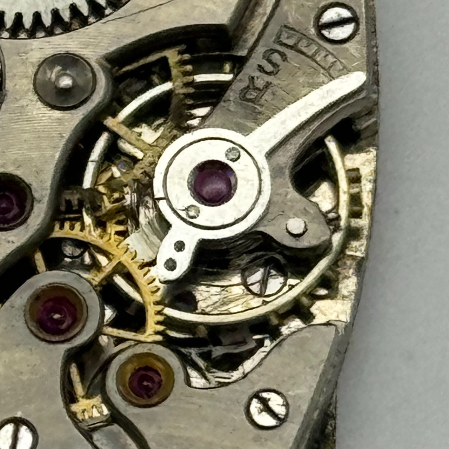 20mm Men's Helvetia 75A Tank Sub Seconds Watch Movement Manual Wind Swiss PARTS