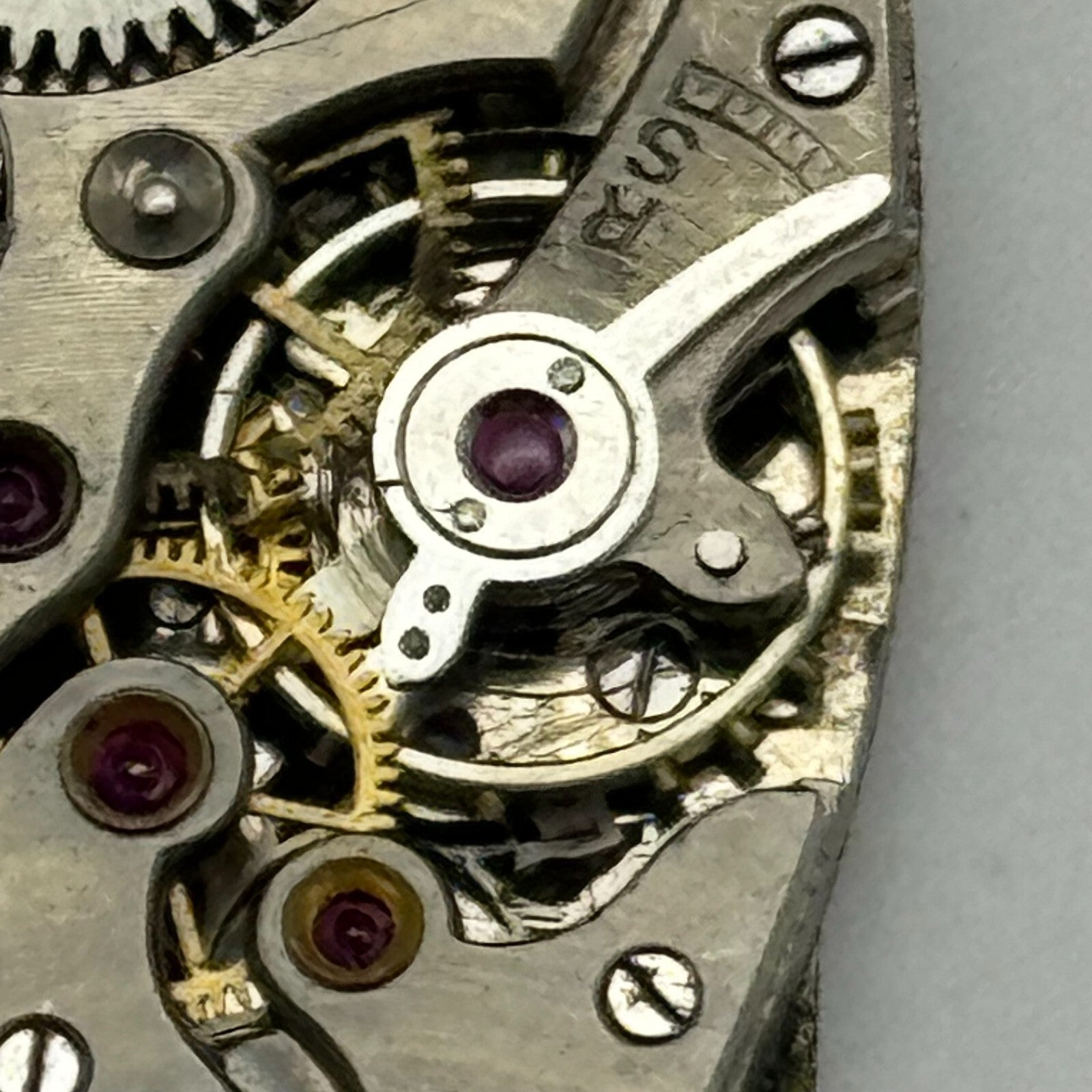 20mm Men's Helvetia 75A Tank Sub Seconds Watch Movement Manual Wind Swiss PARTS