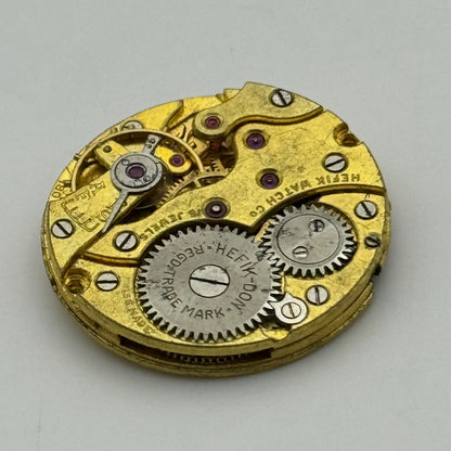 23.6mm Hefik 180 Manual Wind Swiss 15 Jewels Watch Movement Vintage PARTS SPARES