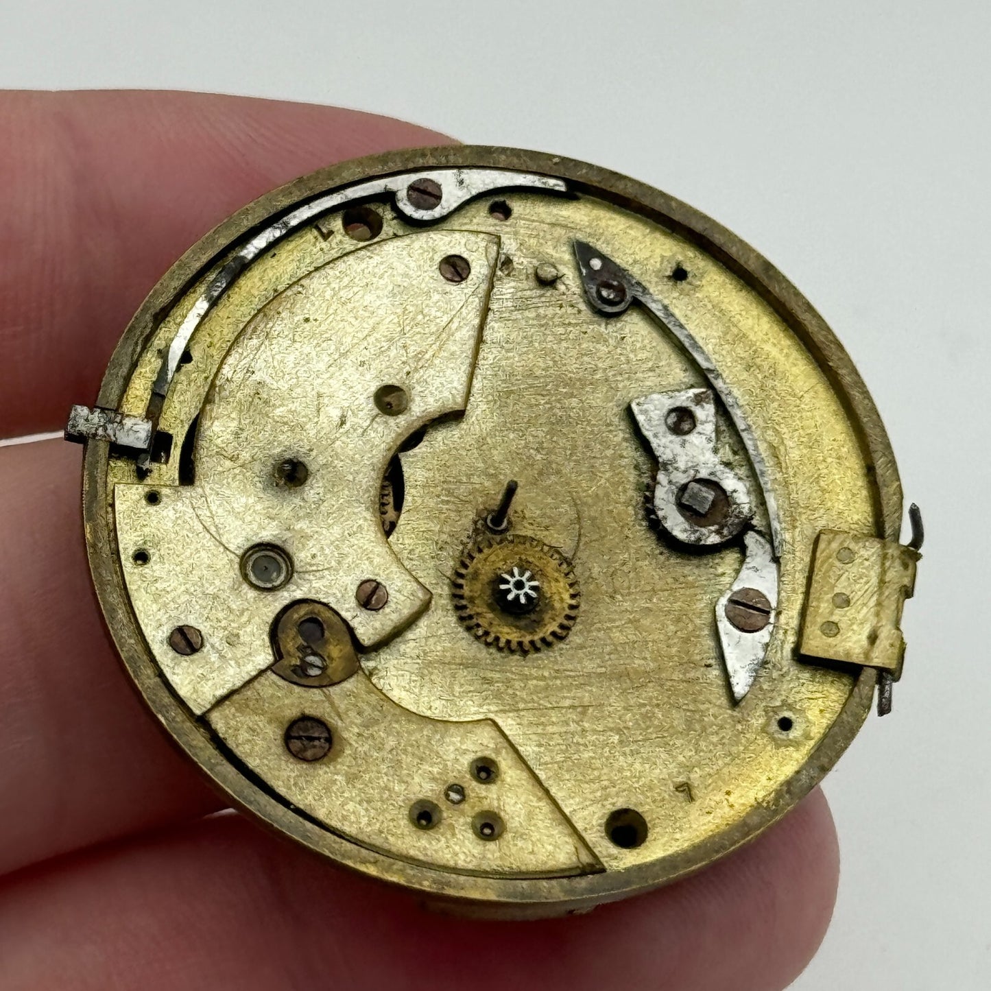 40.7mm Antique Lambert Geneve Balance Intact Key Wound Pocket Watch Movement