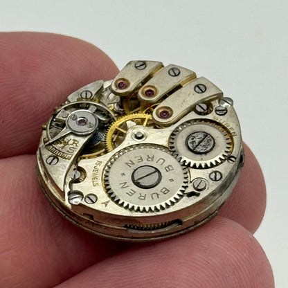 23.6mm Buren A Grand Prix 10 1/2N Manual Wind Swiss Watch Movement PARTS SPARES