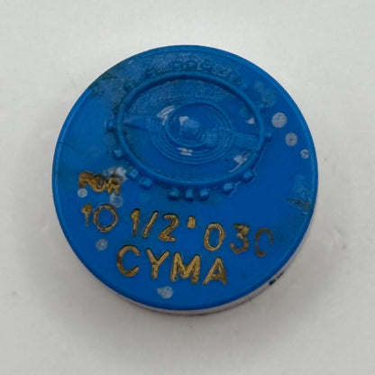Cyma 030 Balance Complete 10 1/2''' Renata Watch Movement Parts DAMAGED