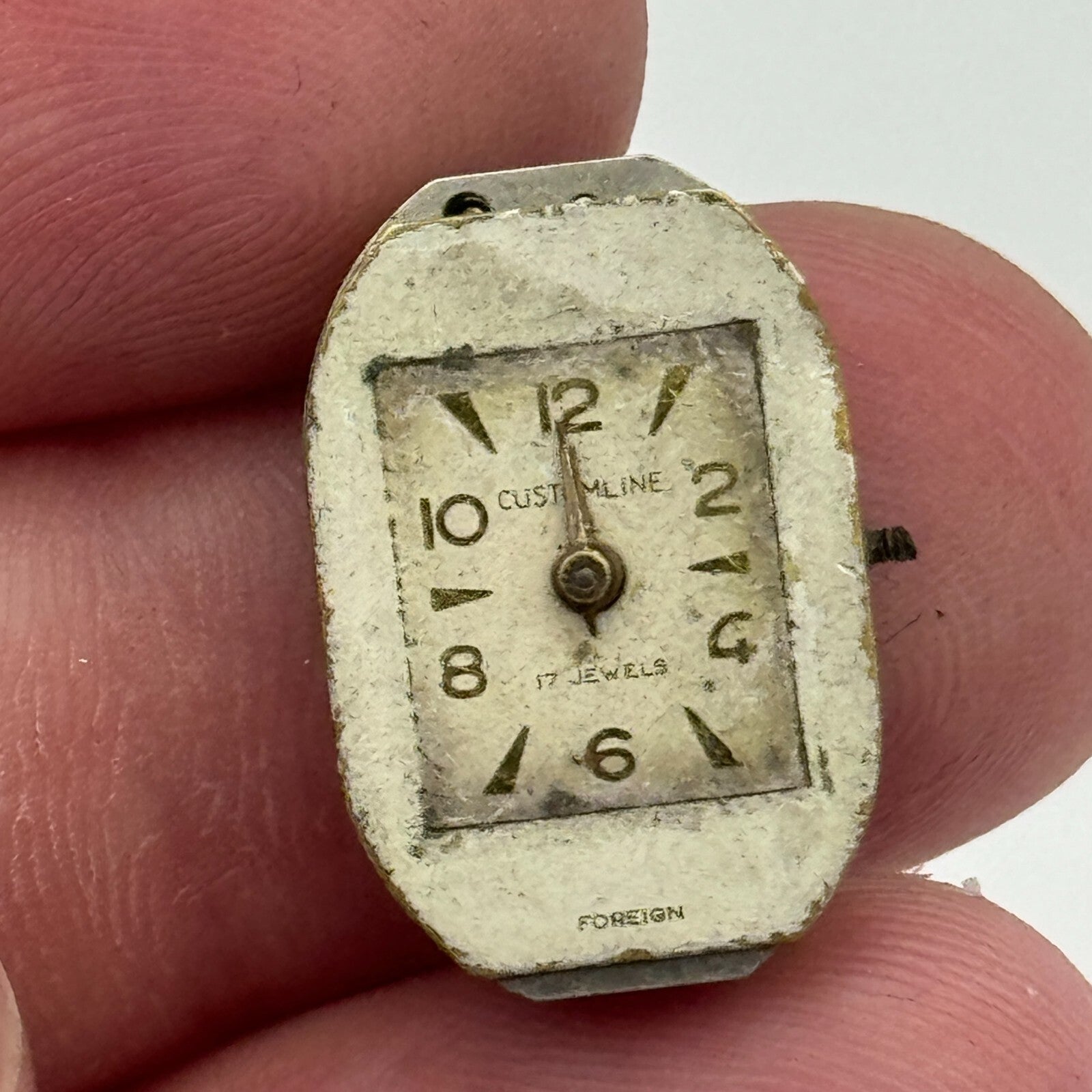 12.9mm Ladies Customline Lorsa 514A French Manual Wind Watch Movement PARTS