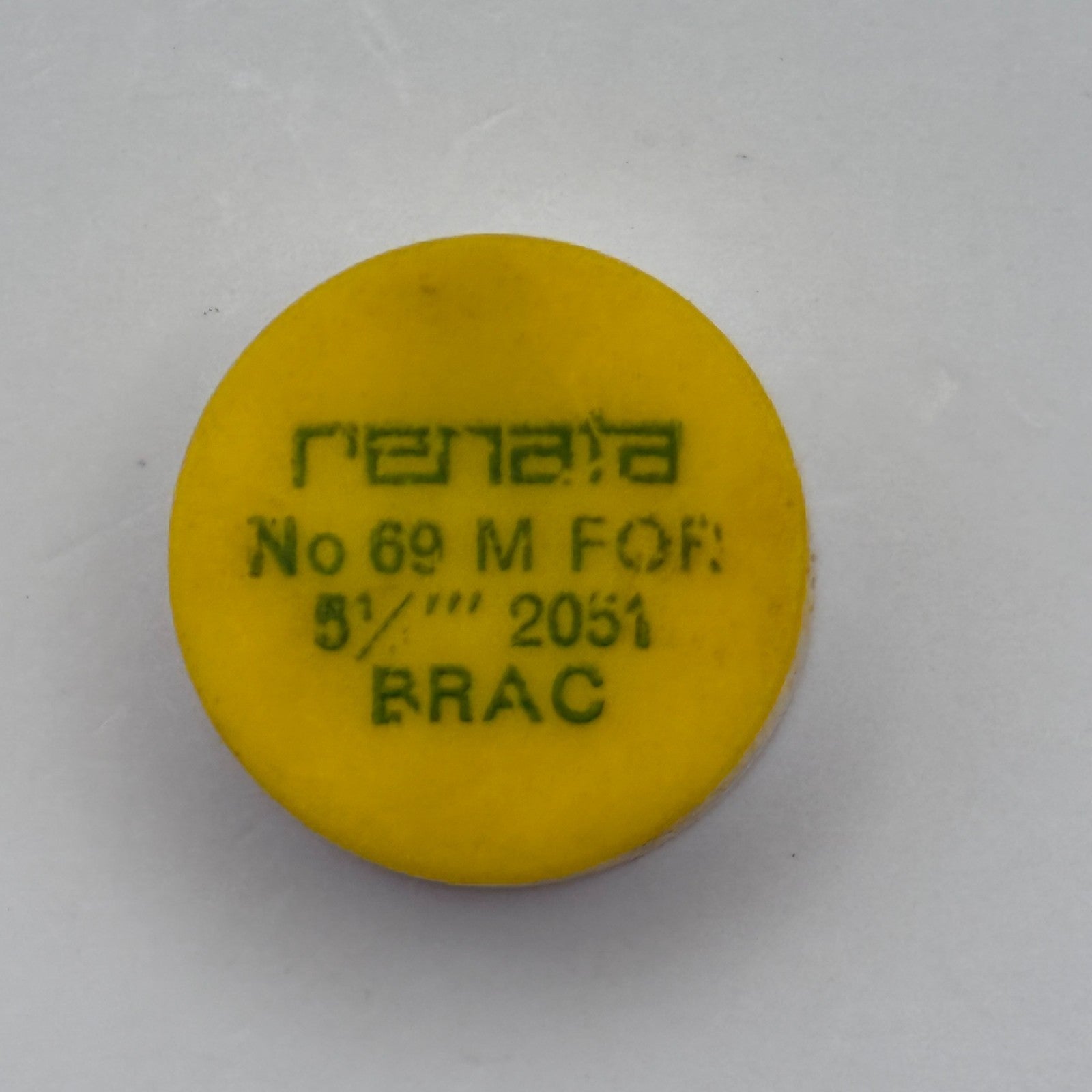 Brac 2051 Balance Wheel Complete And Spring  5½’’’ 69 M Watch Movement Parts NOS