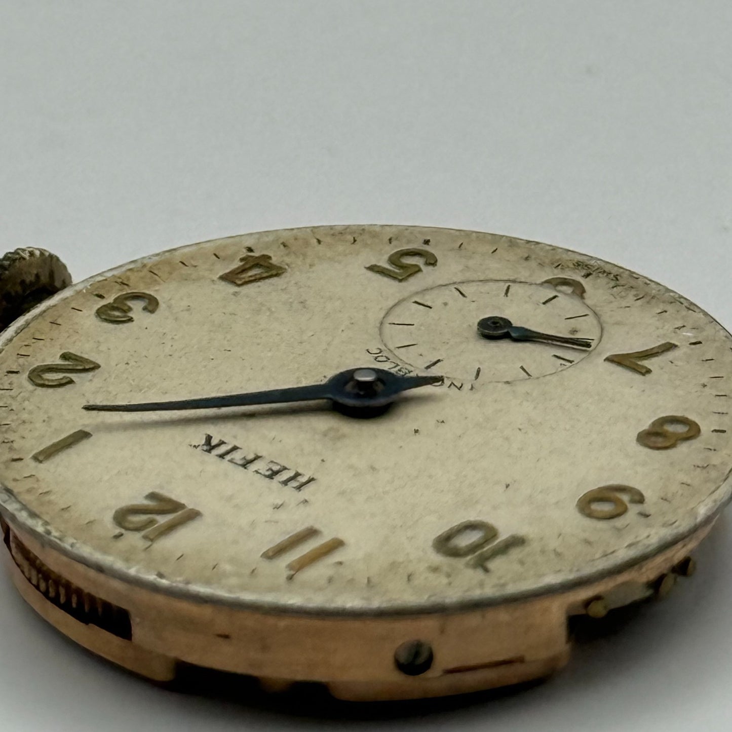 FHF 70 Watch Movement Hefik Running Manual Wind Vintage Parts Repair 23.5mm