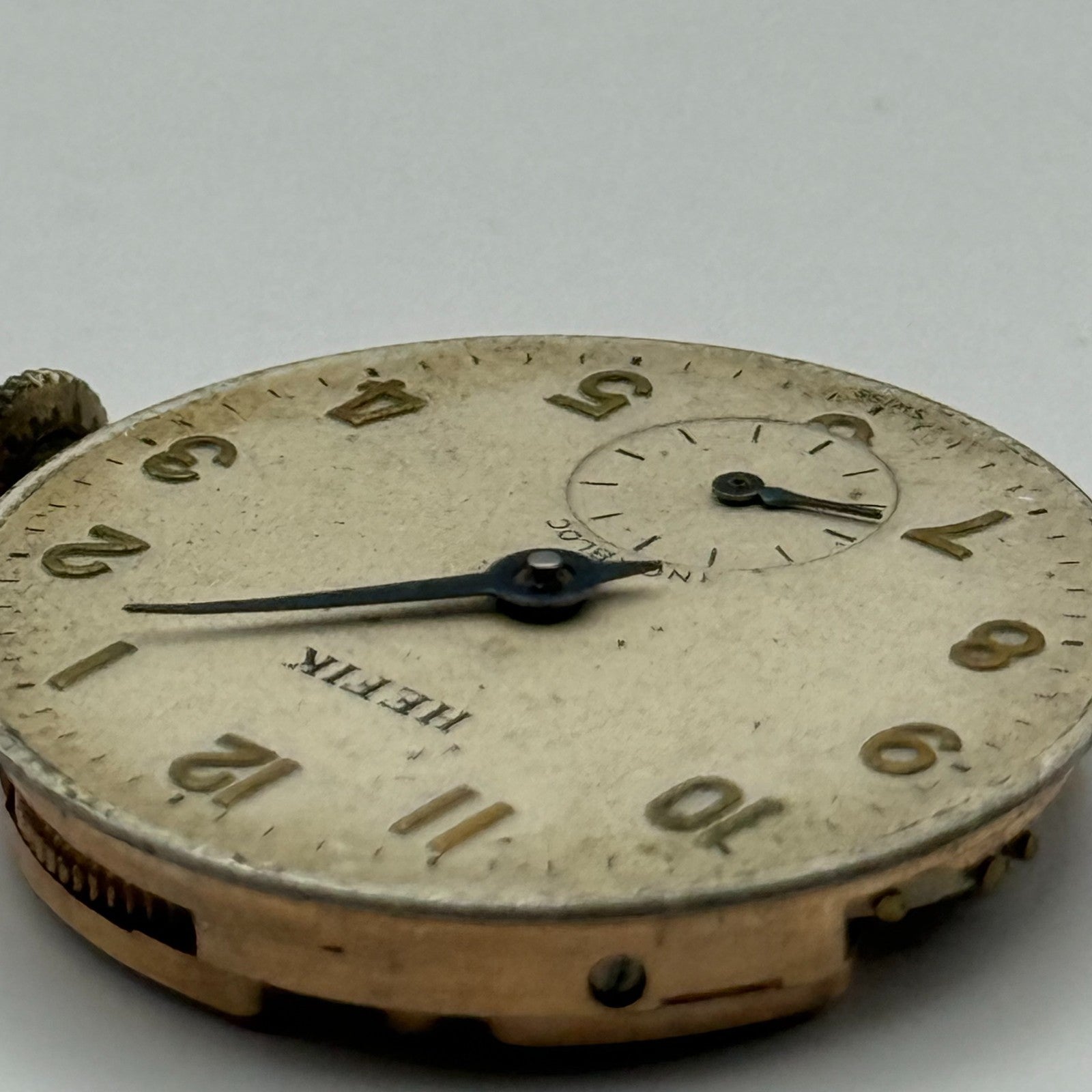 FHF 70 Watch Movement Hefik Running Manual Wind Vintage Parts Repair 23.5mm