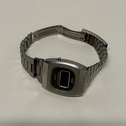 37mm Tissot 2040 Liquid Crystal 40626 - 2144 Quartz LCD Vintage Watch FOR PARTS