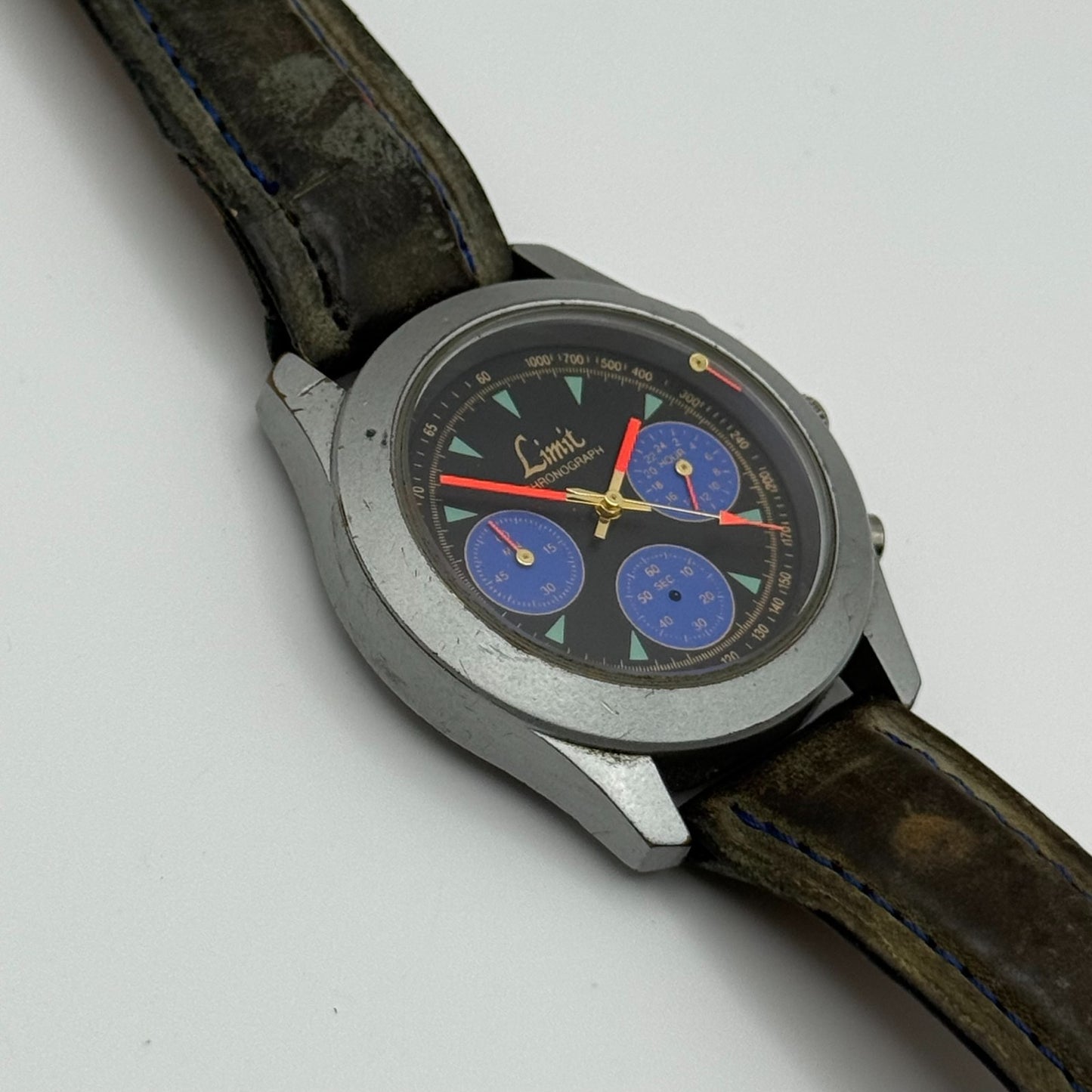 Limit Men's Chronograph Quartz Watch Subdial 38mm Working To REPAIR