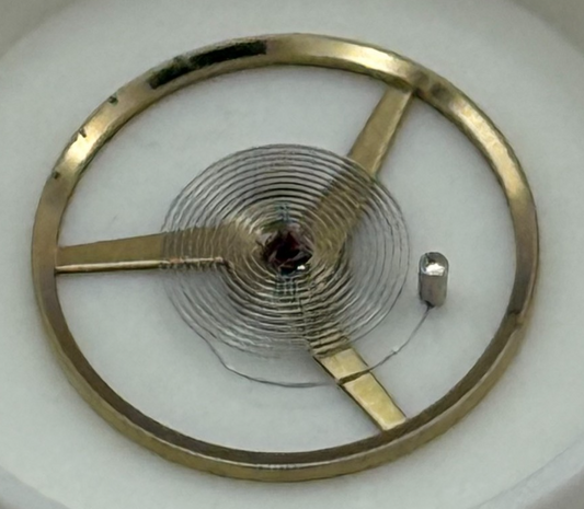 AS 1900 1906 Balance Wheel Complete And Spring 1577 M Watch Movement Parts NOS