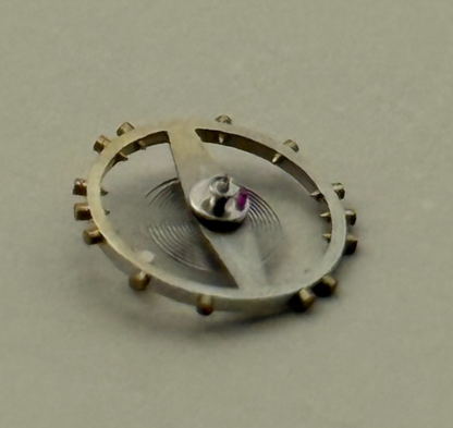 ETA 1301 Balance Wheel Complete And Spring  Inca 681 M Watch Movement Parts NOS