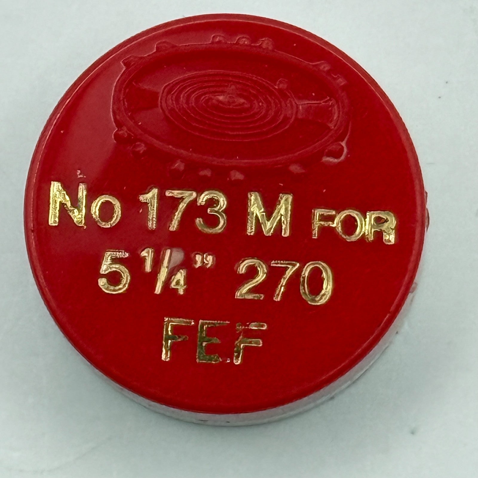 FEF 270 Balance Wheel Complete And Spring  5¼’’’ 173 M Watch Movement Parts NOS