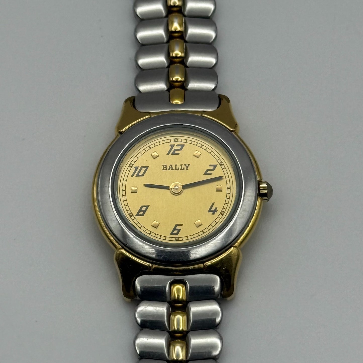 Bally Ladies Quartz Watch Two-Tone Bracelet Swiss 23mm PARTS REPAIR