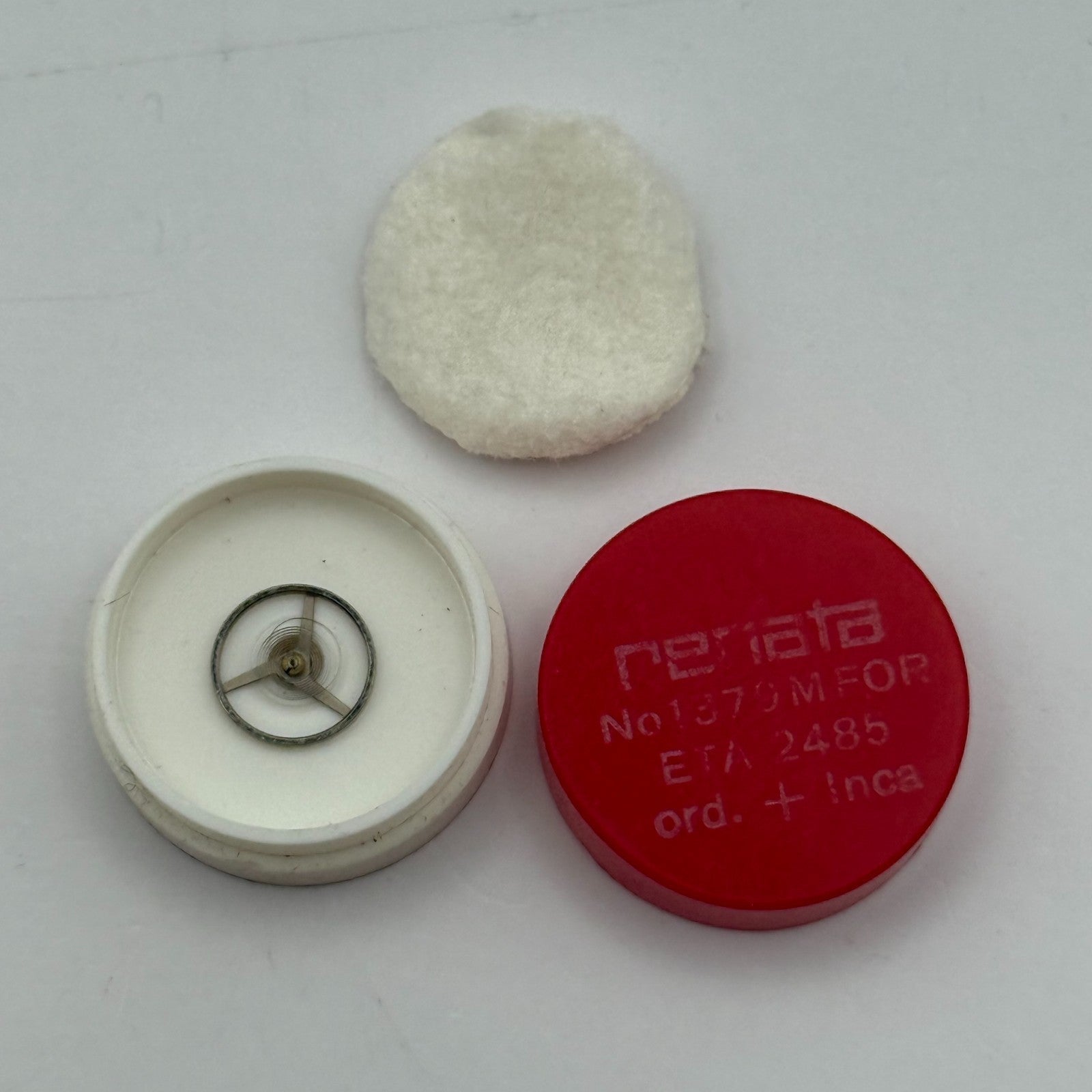 ETA 2485 Balance Wheel Complete And Spring 1379 M Watch Movement Parts 