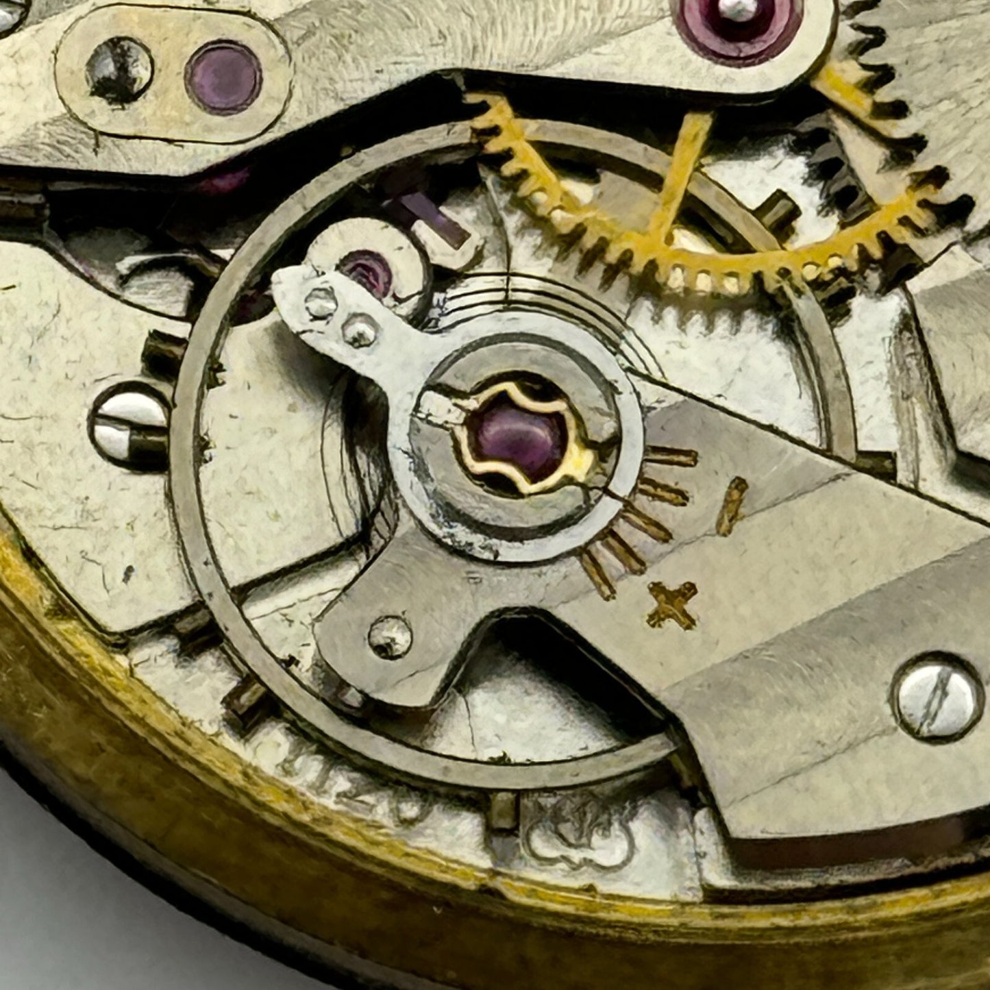 31mm Garrard ETA 1120 Balance Ok Manual Wind Watch Movement Swiss Vintage PARTS