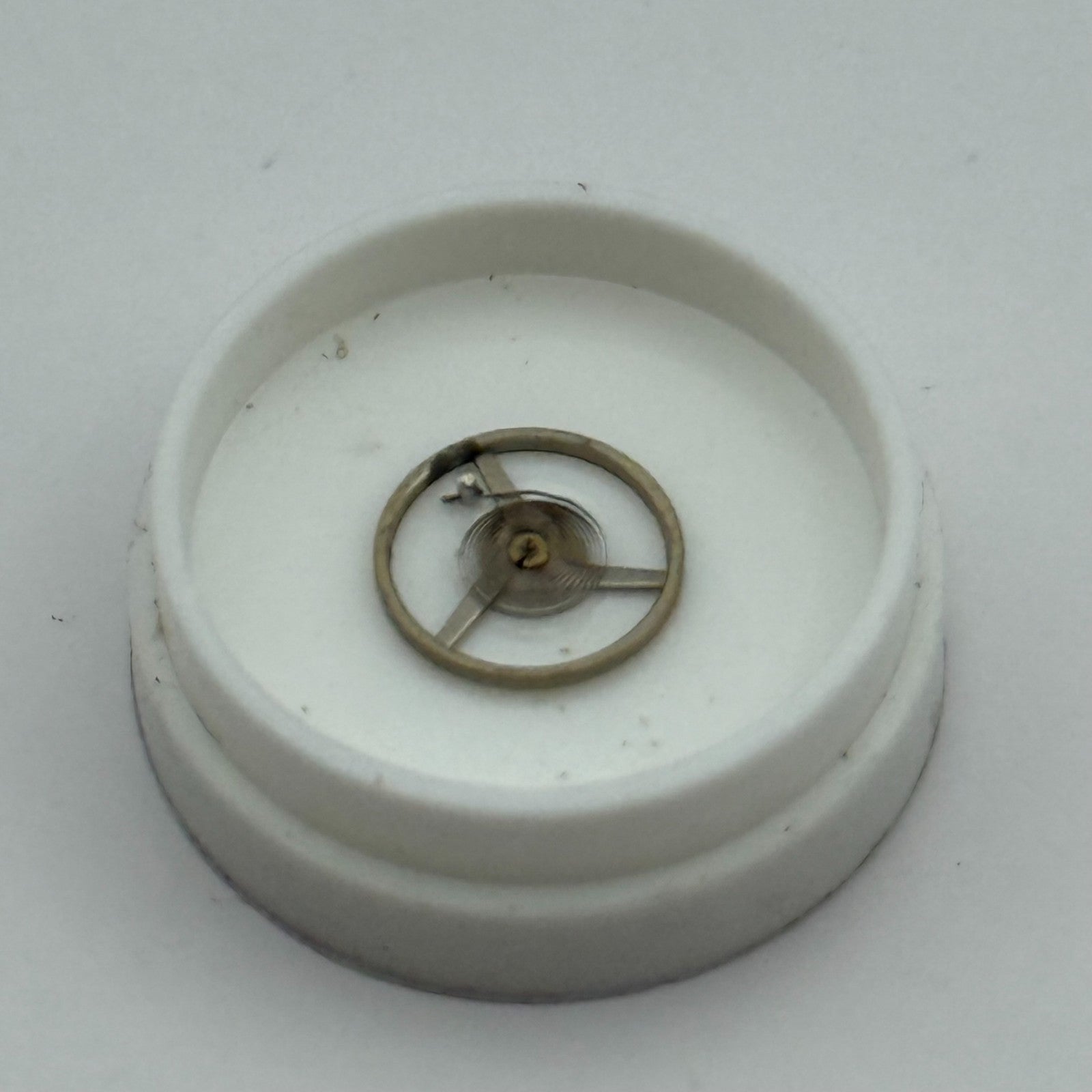 ETA 2412 Balance Wheel Complete And Spring 6¾’’’ 1257 M Watch Movement Parts NOS