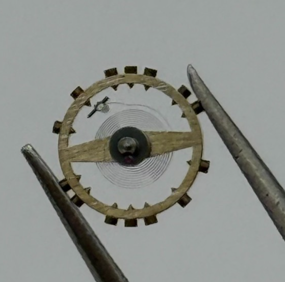 AS 976 1012 Balance Wheel Complete And Spring Inca 532 M Watch Movement Parts