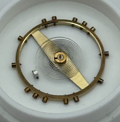 FHF 73 731 Balance Wheel Complete And Spring  672 M Watch Movement Parts NOS