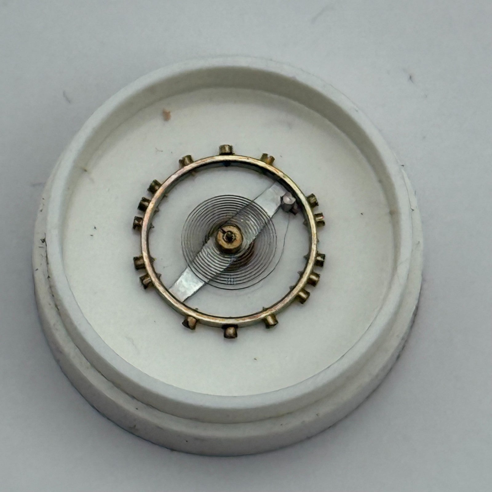 FHF 30 Balance Wheel Complete And Spring 10½’’’ 199 Watch Movement Parts NOS