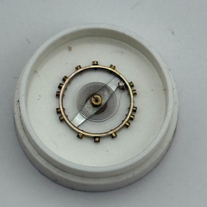 FHF 30 Balance Wheel Complete And Spring 10½’’’ 199 Watch Movement Parts NOS