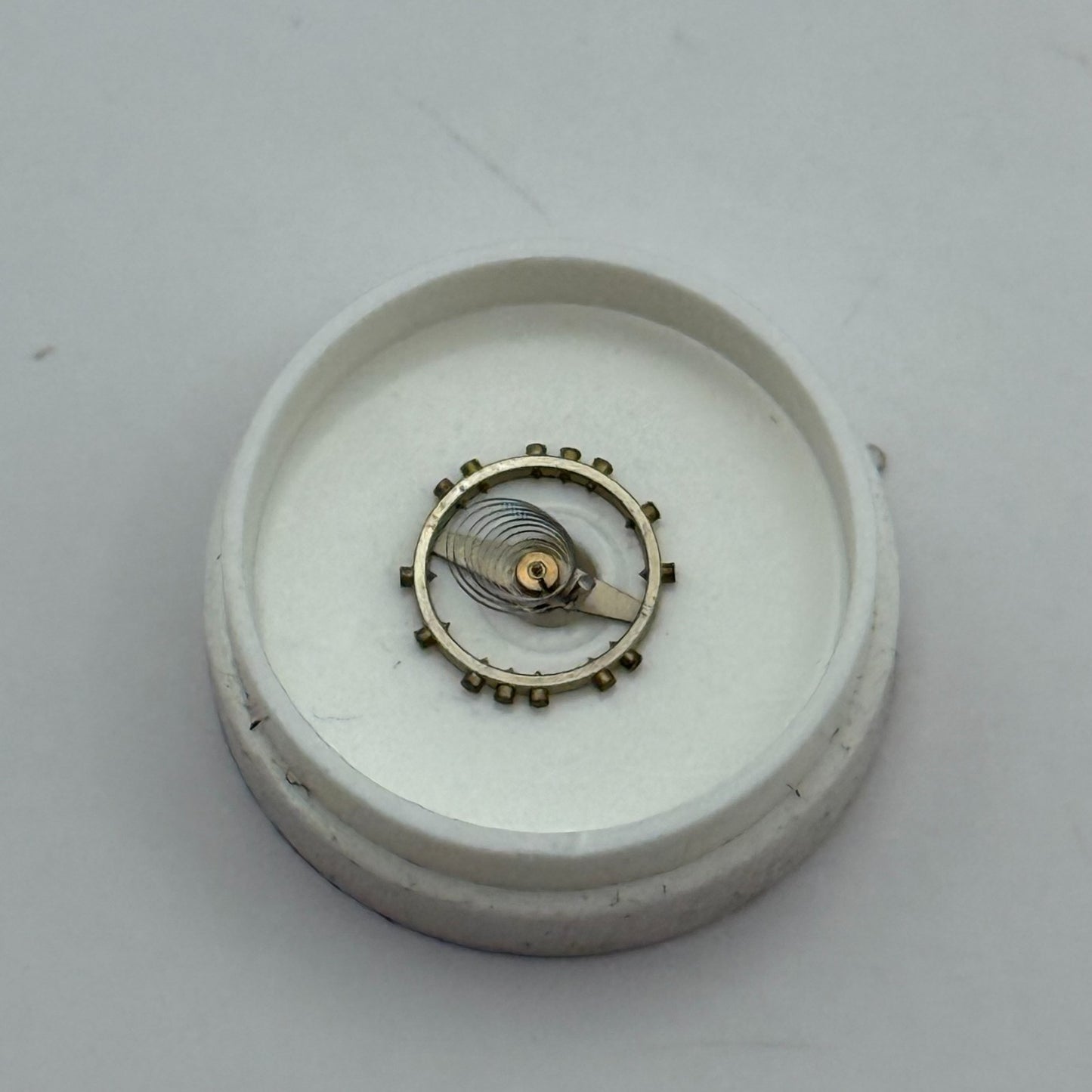 ETA 2410 Balance Wheel Complete And Spring 6 3/4''' 1059 M Watch Movement Parts 