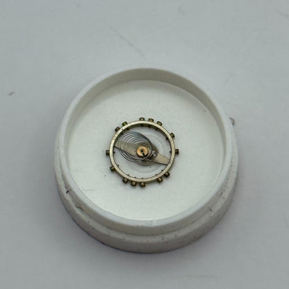 ETA 2410 Balance Wheel Complete And Spring 6 3/4''' 1059 M Watch Movement Parts 