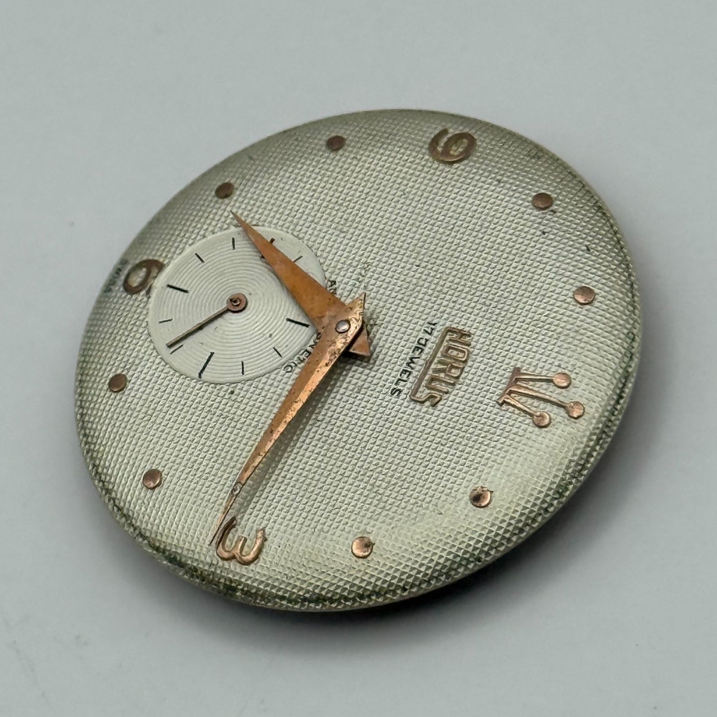 Horus Felsa 391 Watch Movement Manual Wind Vintage Swiss 17 Jewels Parts 26.8mm